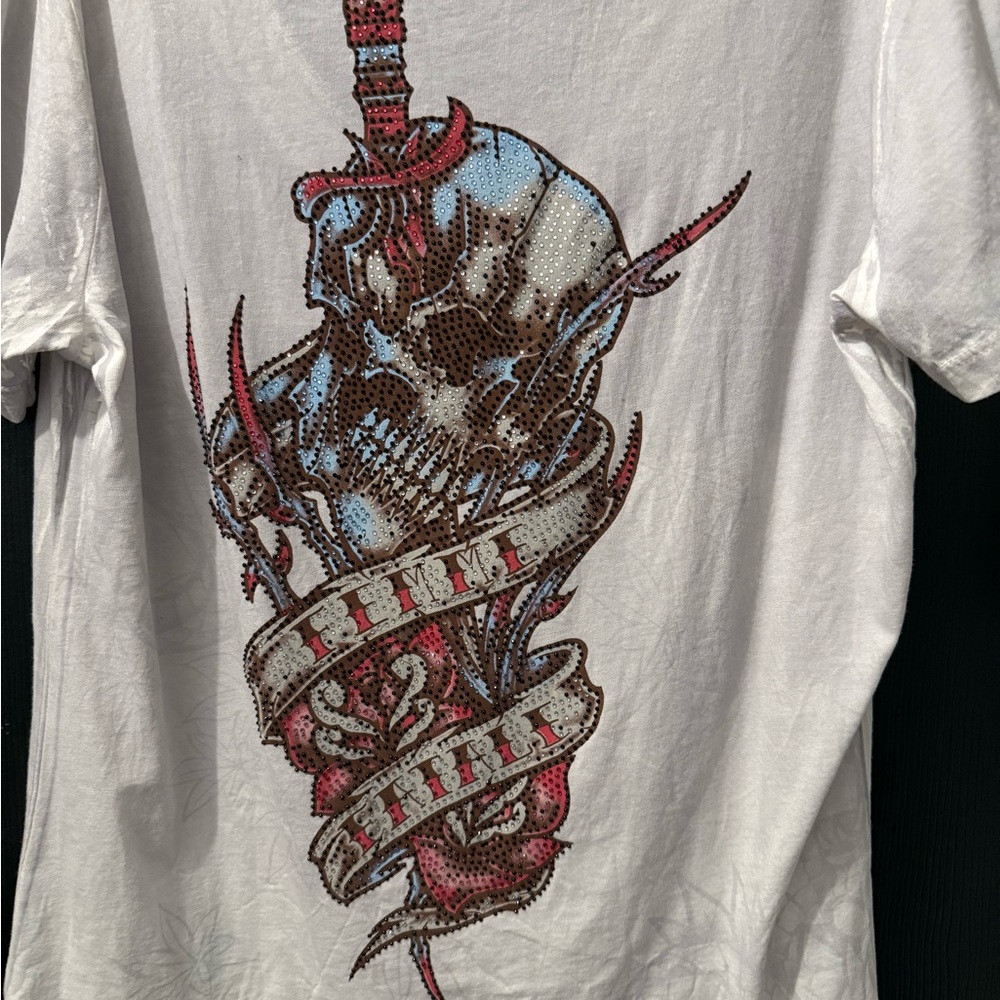 Affliction Black Label Women’s V-neck Tee - Medium - NWOT - Picture 2 of 3